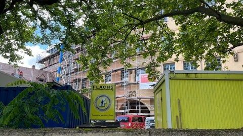 Das Wagenburg-Gymnasium in Stuttgart wird saniert.