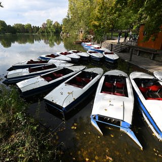 Bootsverleih auf dem Monrepos-See in Ludwigsburg