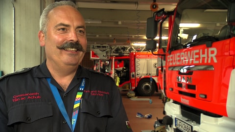 John Walker, Leiter der Berufsfeuerwehr Cardiff