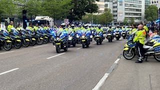 Über 1.000 Polizistinnen und Polizisten nehmen am Trauermarsch Stuttgart teil.