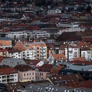 Sicht auf den Stuttgarter Kessel