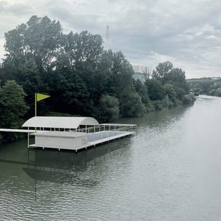 Der Plan des Projekts "Mombachbädle" im Rahmen des Nachwuchswettbewerbs "Reclaim the River"