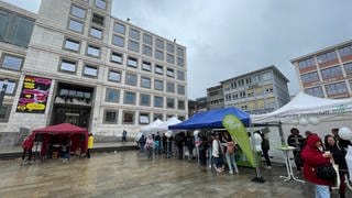 Der Aktionstag gegen Wohnungslosigkeit findet auf dem Stuttgarter Marktplatz statt