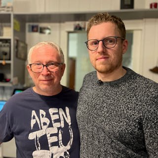 Gerhard und Timo Bohm führen zusammen die Gartenwirtschaft in Weilimdorf (Kreis Stuttgart).