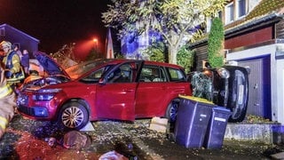 Unfall in Esslingen: Zwei Autos 