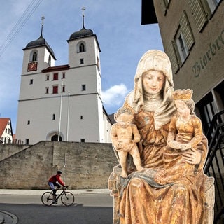 Die Figur "Anna selbdritt" wurde vor über 50 Jahren aus der Kirche in Wiesensteig gestohlen. Durch das LKA wurde sie nun wieder entdeckt. Nun kehrt sie zurück.