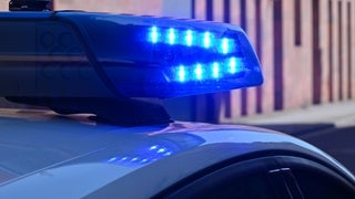 Polizeiauto mit Blaulicht