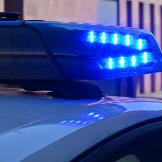 Polizeiauto mit Blaulicht