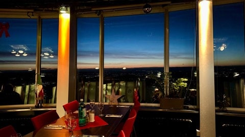 Frühstück im Panoramacafé am Fernsehturm Stuttgart