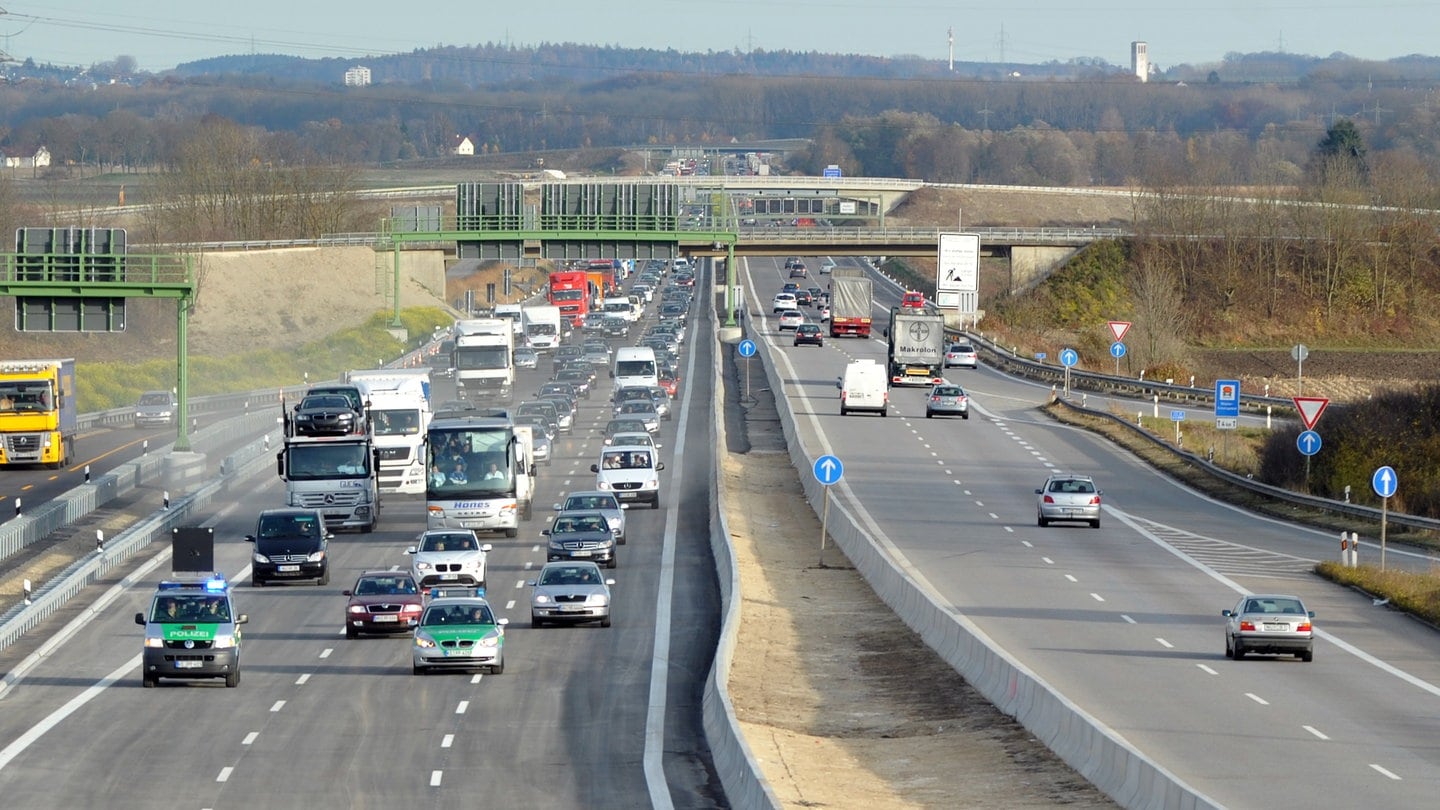 Autobahnkreuz Stuttgart (Symbolbild).