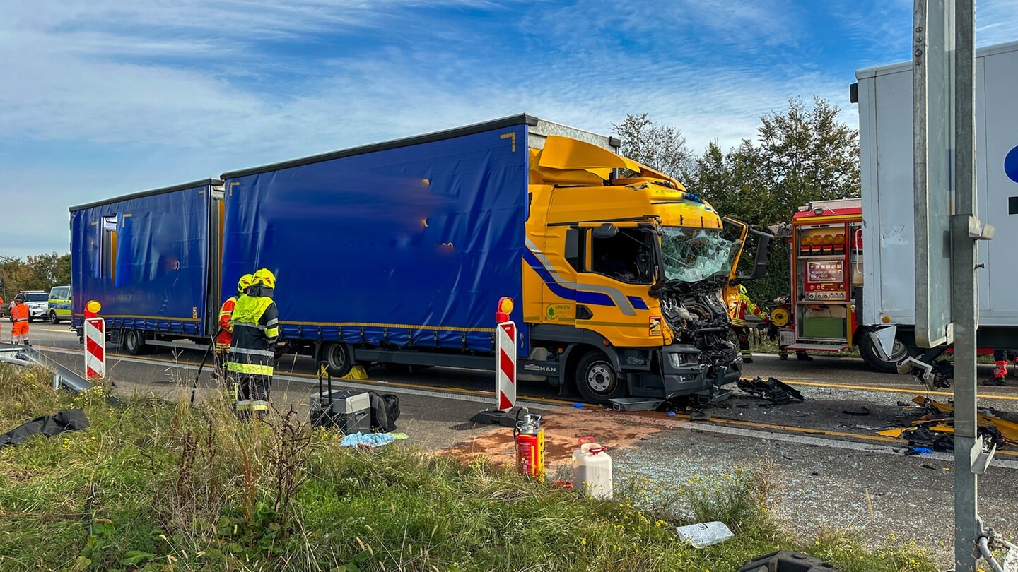 Laster Kracht Auf Laster - A5 Zeitweise Vollgesperrt - SWR Aktuell