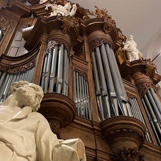 Die Welte-Orgel im Augustinermuseum in Freiburg hat einen Orgelgeist