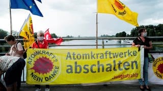 Anti-Atom-Protest gegen das AKW Fessenheim