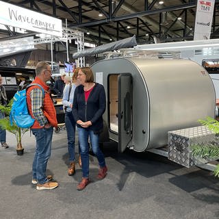 Die Camping-Messe "Caravan live" in Freiburg zeigt die neusten Branchentrends