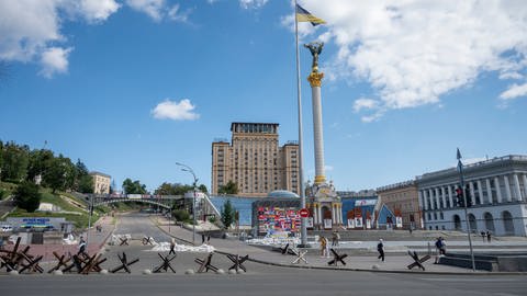 Der Maidan-Platz in der ukrainischen Hauptstadt Kiew