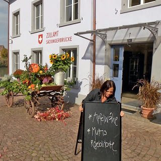 Grenzübergang anders: Im alten Bad Säckinger Zollamt gibt's jetzt Kaffee