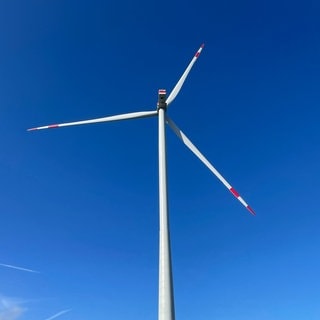 Windrad in einem Windpark