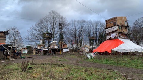 Protestcamp in Lützerath.