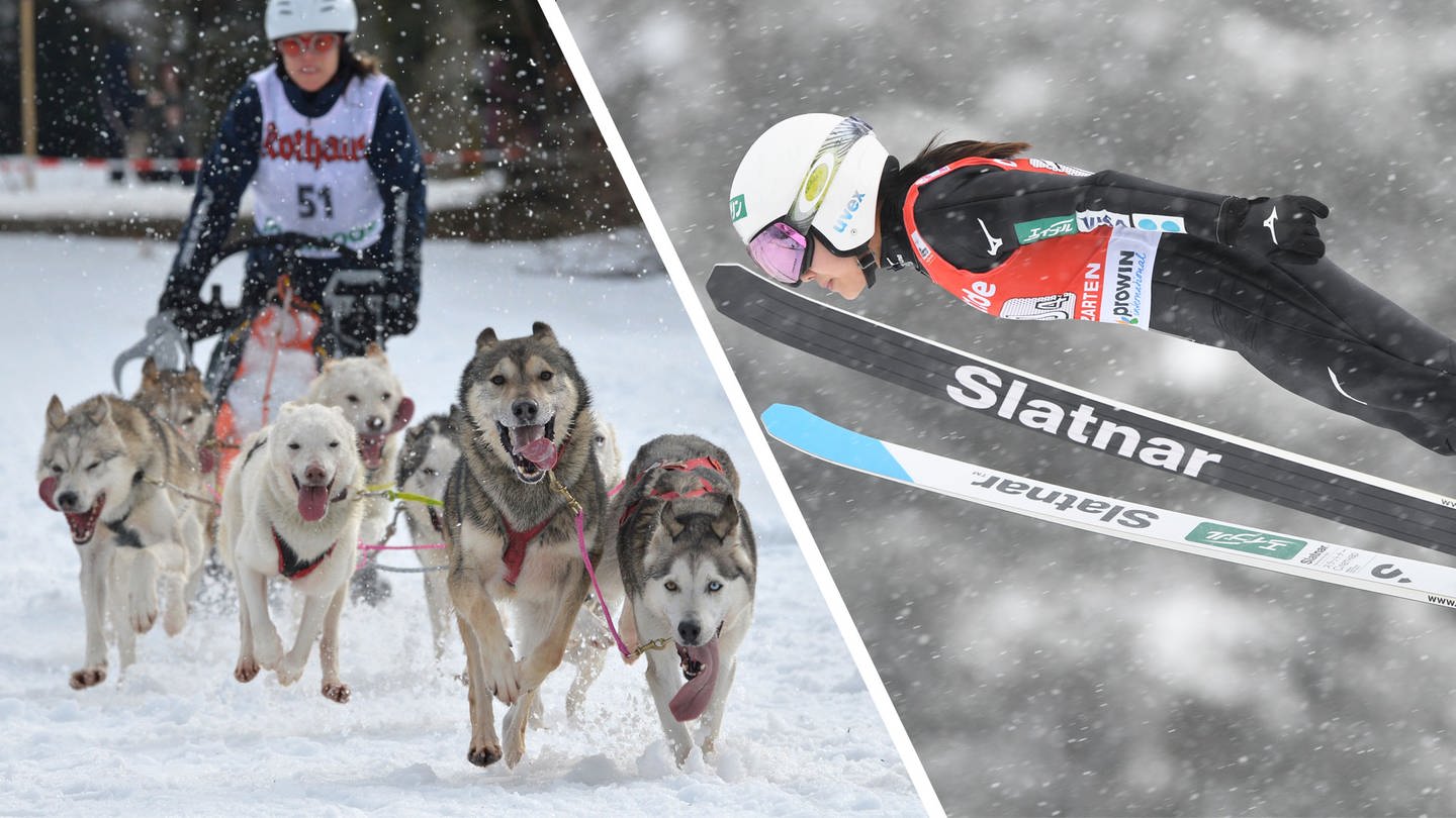 Der Damenweltcup im Skispringen kann in Hinterzarten stattfinden, es gibt genügend Schnee. Bei dem Schlittehunderennen in Todtmoos wird noch entschieden.