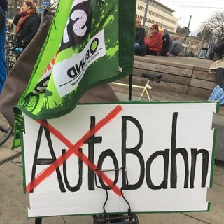 Am Freitag hatte Fridays for Future zu einer Fahrrad-Demo in Freiburg gegen den Autobahn-Ausbau aufgerufen.