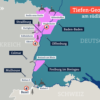 Im Elsass und der Schweiz sind bereits Tiefen-Geothermiekraftwerke in Betrieb. In Südbaden wird noch geprüft, welche Standorte sich eignen könnten.