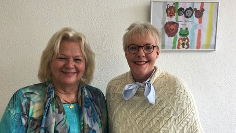 Jurymitglieder Karin Oechslein (l.) und Silvia-Iris Beitel (r.) 