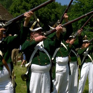 Zum 175. Jubiläum der Badischen Revolution hat sich das Schwarzwälder Freilichtmuseum in ein Schlachtfeld verwandelt. 