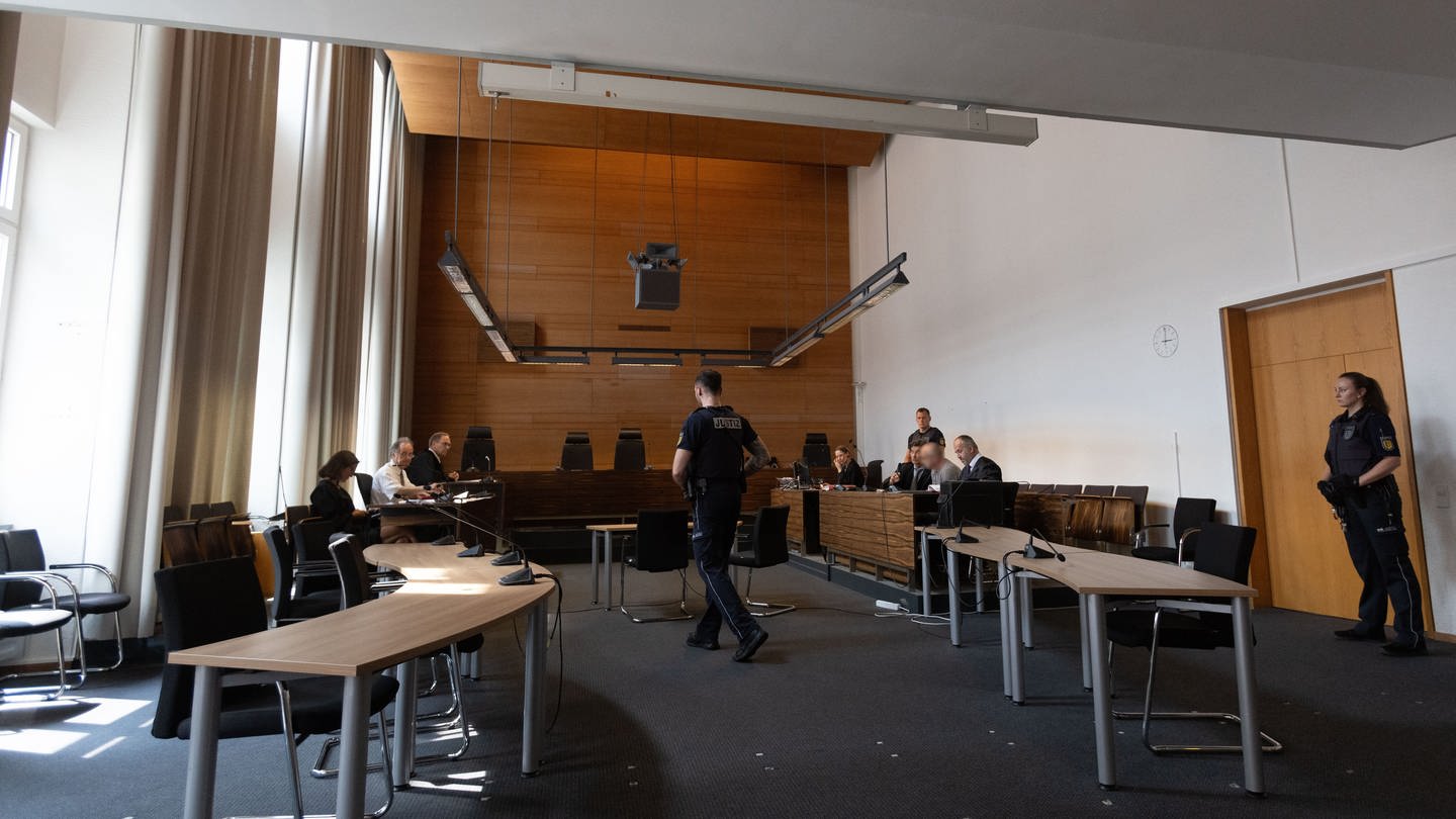 Mordprozess vor dem Landgericht Freiburg um eine tödliche Messerattacke