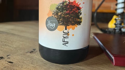 Die Trauben für das Rotwein Cuvée "Afric" wachsen im Gewann Afrika.