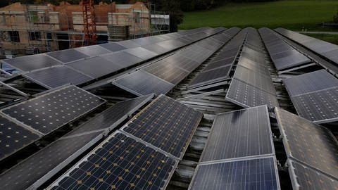Solaranlagen auf einem Großdach