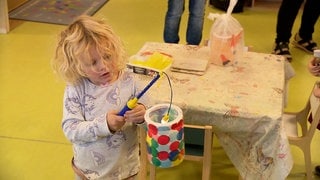 Kindergarten Arche Noah St. Blasien bereitet sich auf St. Martin vor