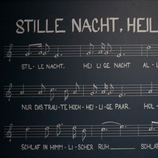 Notenblatt von "Stille Nacht, Heilige Nacht"