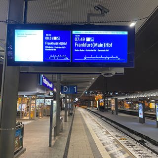 Leere statt Pendlertrubel: Der GDL-Streik hat auch den Freiburger Hauptbahnhof erfasst.