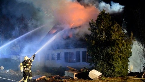 Brand an einem Wohnhaus in Schluchsee