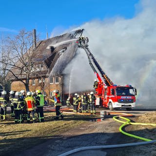Dachstuhlbrand in St. Märgen