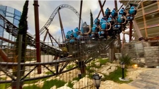 Höher, schneller, weiter - die neue Achterbahn "Voltron" im Europa-Park befindet sich noch in der Testphase. 