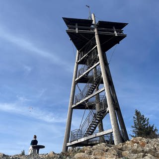 Der Schauinslandturm ist abgesperrt.