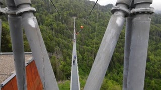 Die Hängebrücke in Todtnauberg feiert ihr einjähriges Bestehen.