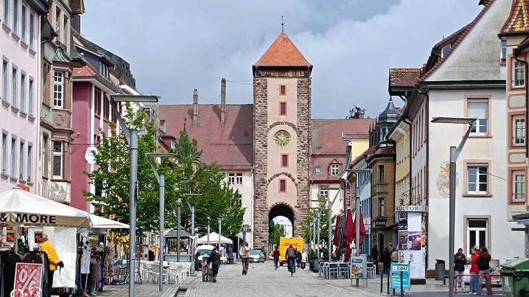 Das Obere Tor in der Altstadt von Villingen-Schwenningen.