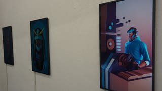 NFT-Ausstellung mit Digitalen Kunst-Werken in der Galerie K in Grunern bei Staufen