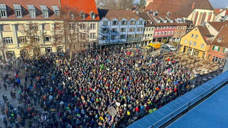 Demonstration gegen Rechts in Offenburg