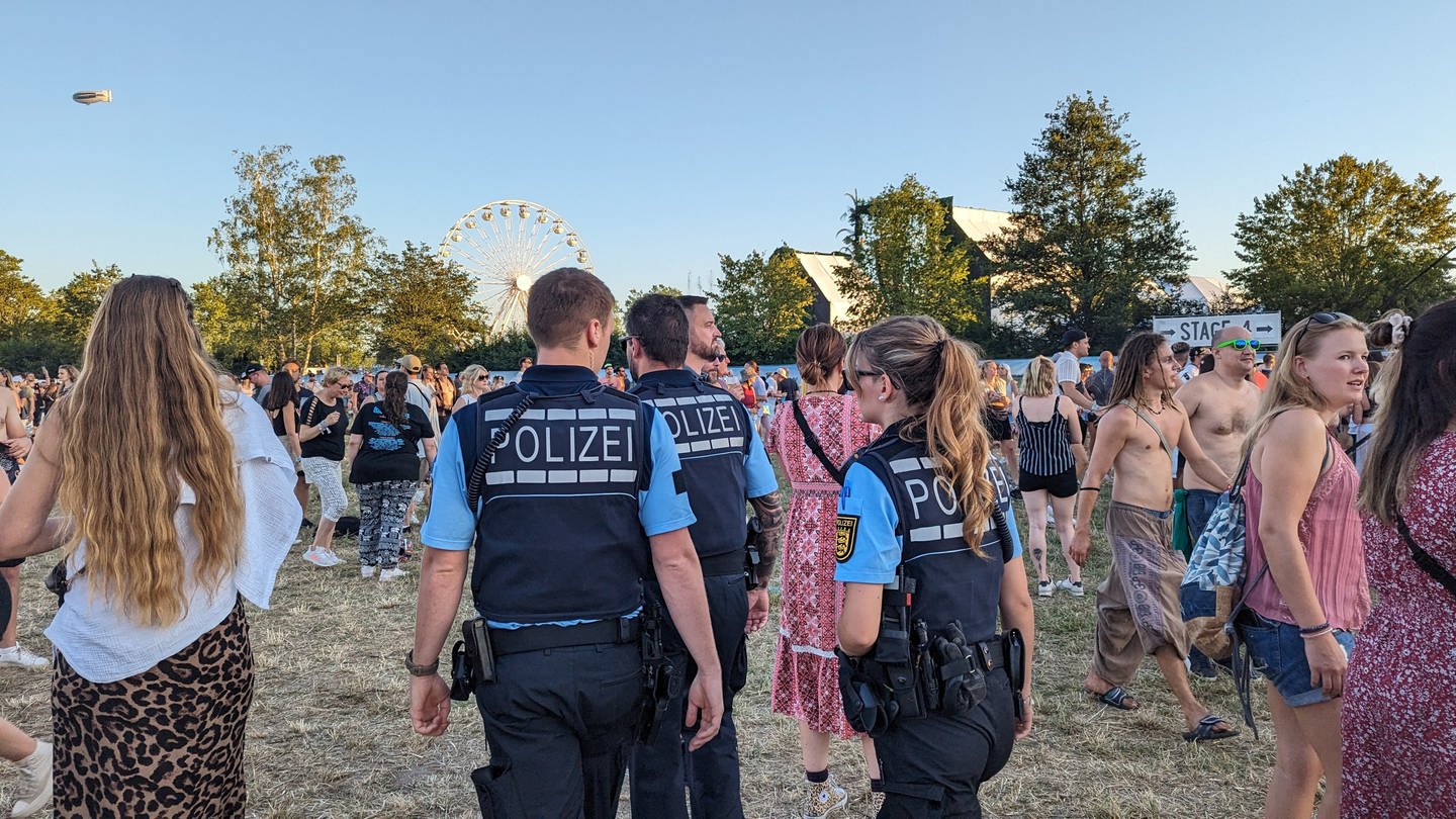 Polizei beim Sea-You-Festival