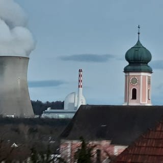 Das Schweizer Atomkraftwerk Leibstadt liegt unmittelbar gegenüber der deutschen Gemeinde Dogern