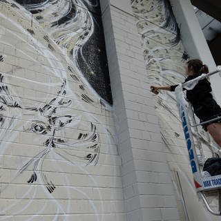 Graffiti-Sprayer erschaffen an sechs Spots in Freiburg neue Kunstwerke.