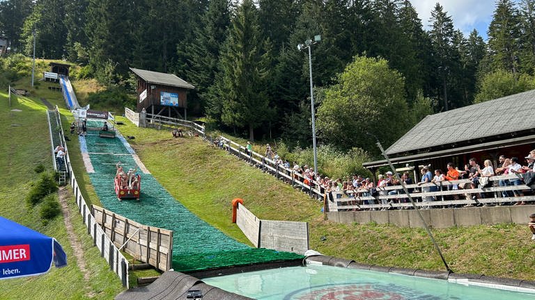 Waterslide-Contest in Schönwald