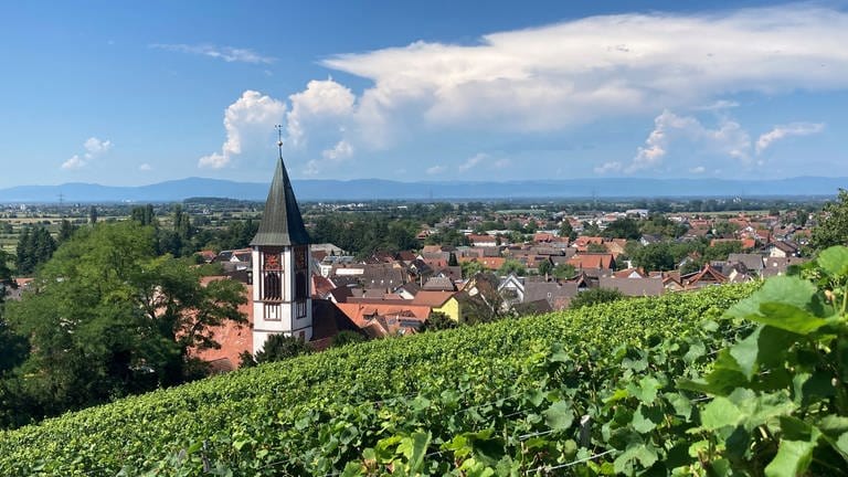 Gewitterwolken über Ehrenstetten