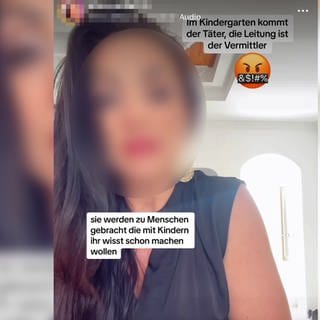 Screenhot Instagram-Video einer Influencerin