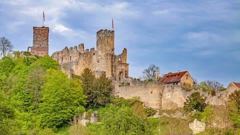 Die Burgruine Rötteln bei Lörrach