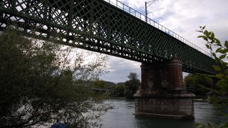 historische Eisenbahnbrücke zwischen Waldshut und Koblenz 