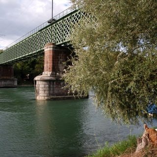 historische Eisenbahnbrücke zwischen Waldshut und Koblenz 